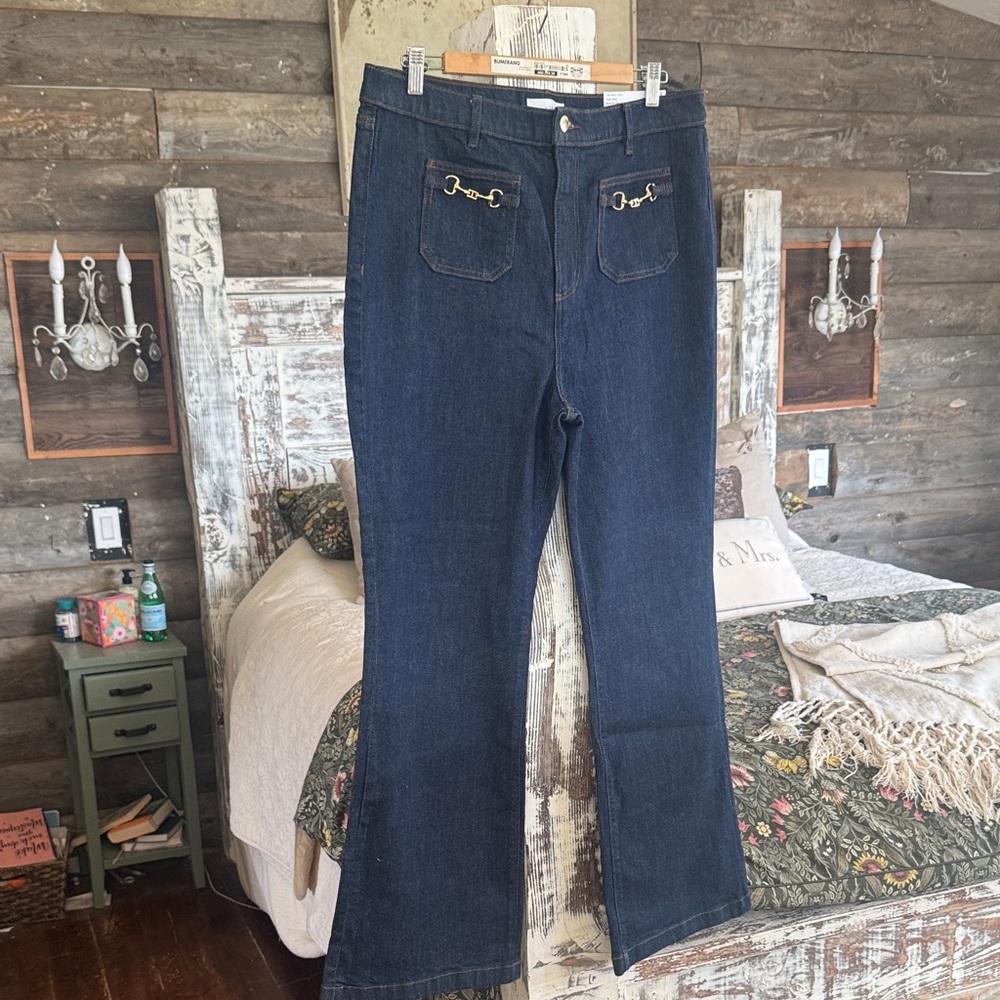 LOFT Dark Blue Women Jeans
